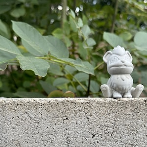 Concrete Fire Pup Statue