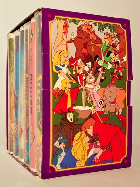 Limited 1986 Release Boxed Set of Disney Animated Classics, Black