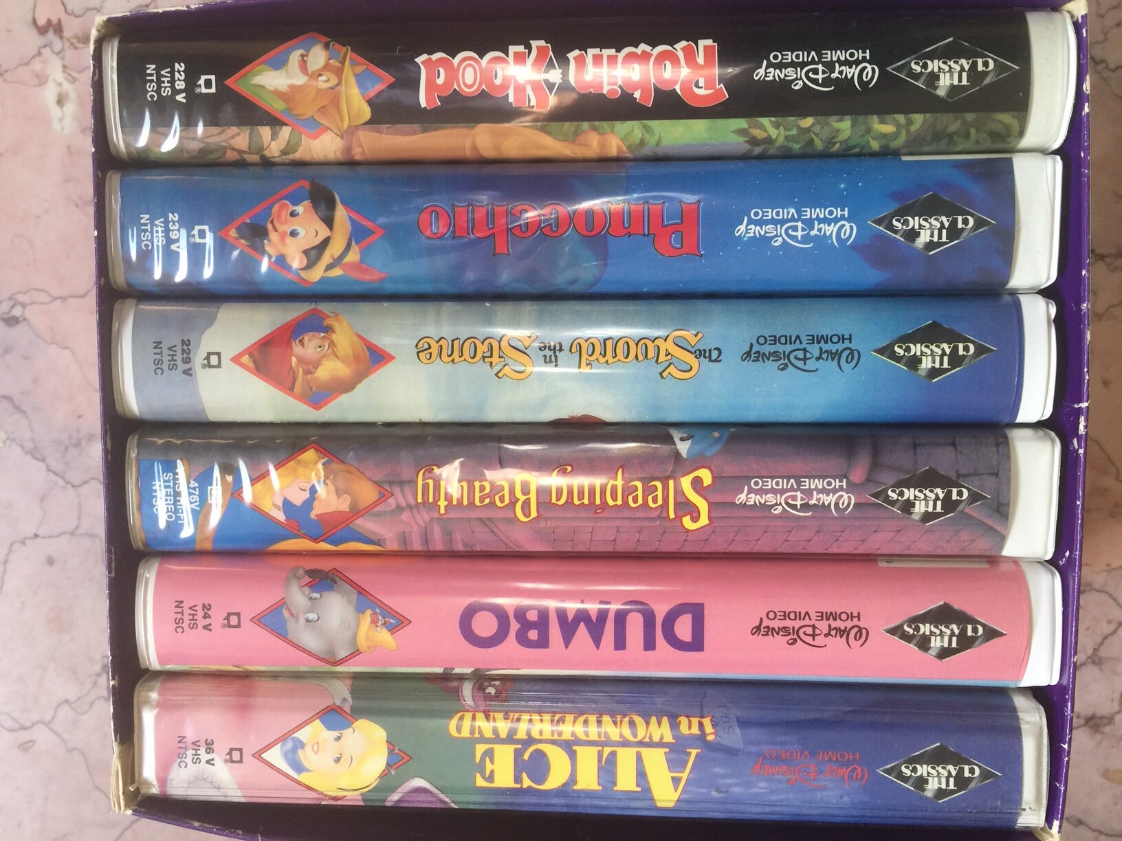 bornindisk 　Head On Boxset Limited 1986 Release Boxed Set of Disney Animated Classics