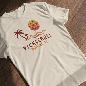 Pickleball Naples Florida T-Shirt, Naples T-shirt | Pickleball T-shirt, Pickleball Gift, Naples, FL  Shirt, Naples Softstyle T-Shirt