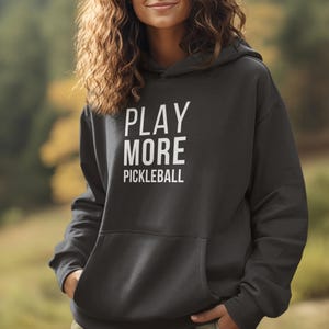 Play More Pickleball Hoodie - Unisex Adidas Fleece