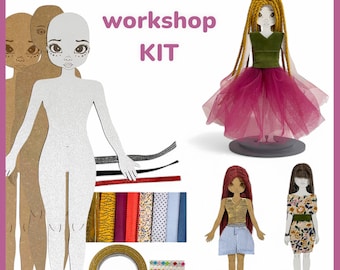 Kit de costura para muñecas con diseño de moda: Alta costura creativa DIY