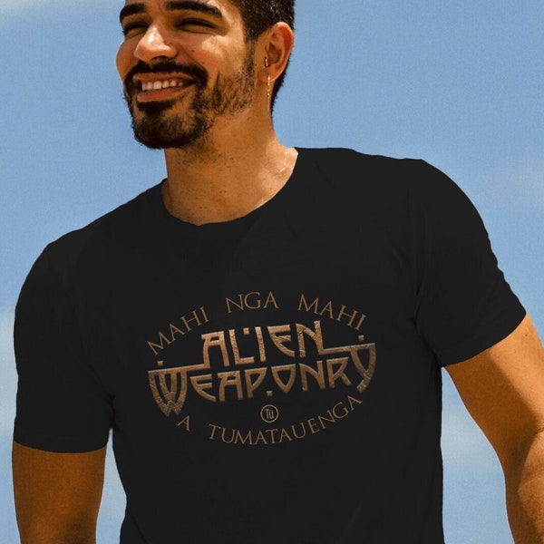 Maori Inspired Tee, Heavy Metal Music T-shirt, Band Merch, Alien Weaponry, Band Shirt, Graphic Tee, Designed by Goat Teez Studios.