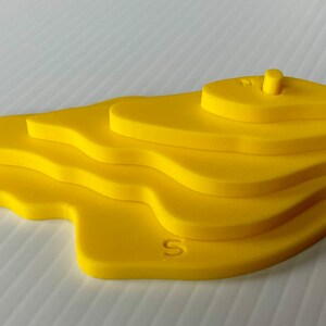 Mittelgroße Topographische Karte A | 3D-Geländemodell für den Gebrauch in Klassenzimmer und Schule | Wandern & Abenteuer - Wissenschaftliches Lernen Manipulativ