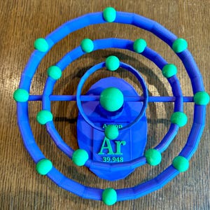 Period 3 Atomic Model (Multi-color) - Science Learning Manipulative