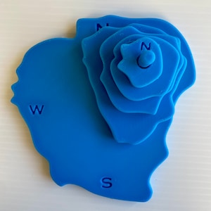 Topographische Karte C (Large) - Wissenschaftliches Lernen Manipulativ