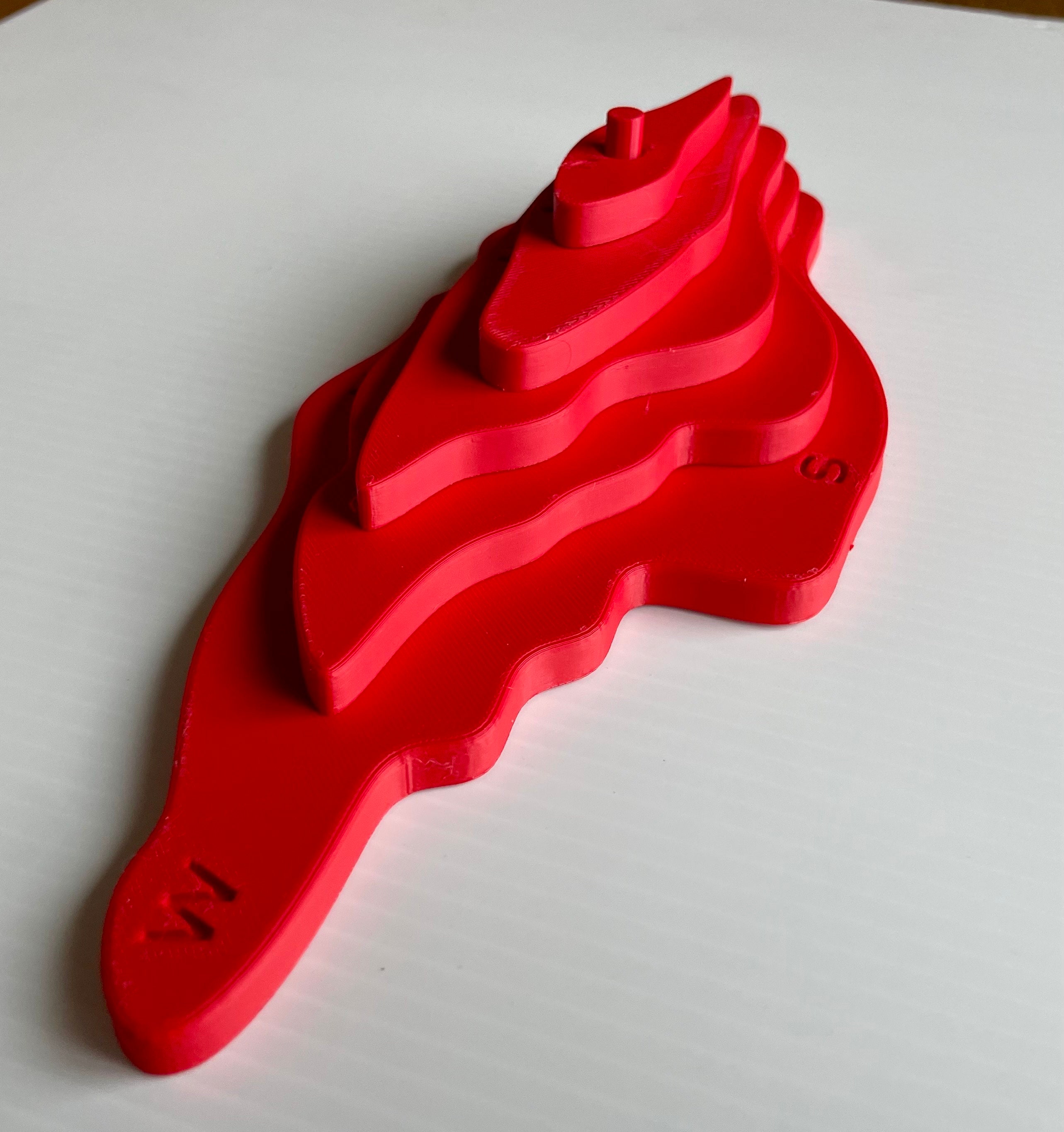 Topography Learning 3D Topographic Map A (large): Science Learning Manipulative, Classroom ...