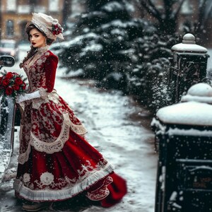 Victorian Christmas Gown