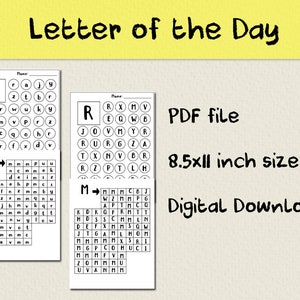 Letter of the Day Activities | Preschool Worksheets | Busy Binder ...