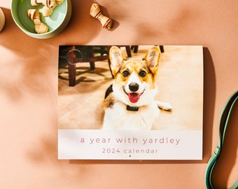 Welsh Corgi 2024 Wall Calendar Made in USA. Perfect gift for all Corgi lovers. Corgi mom gift, Corgi dad gift, Welsh Corgi calendar gift.