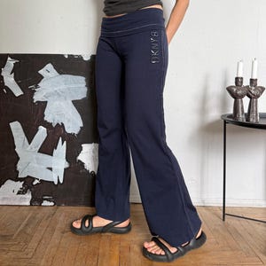 DKNY Vintage Cotton Track Comfy Flare Pants