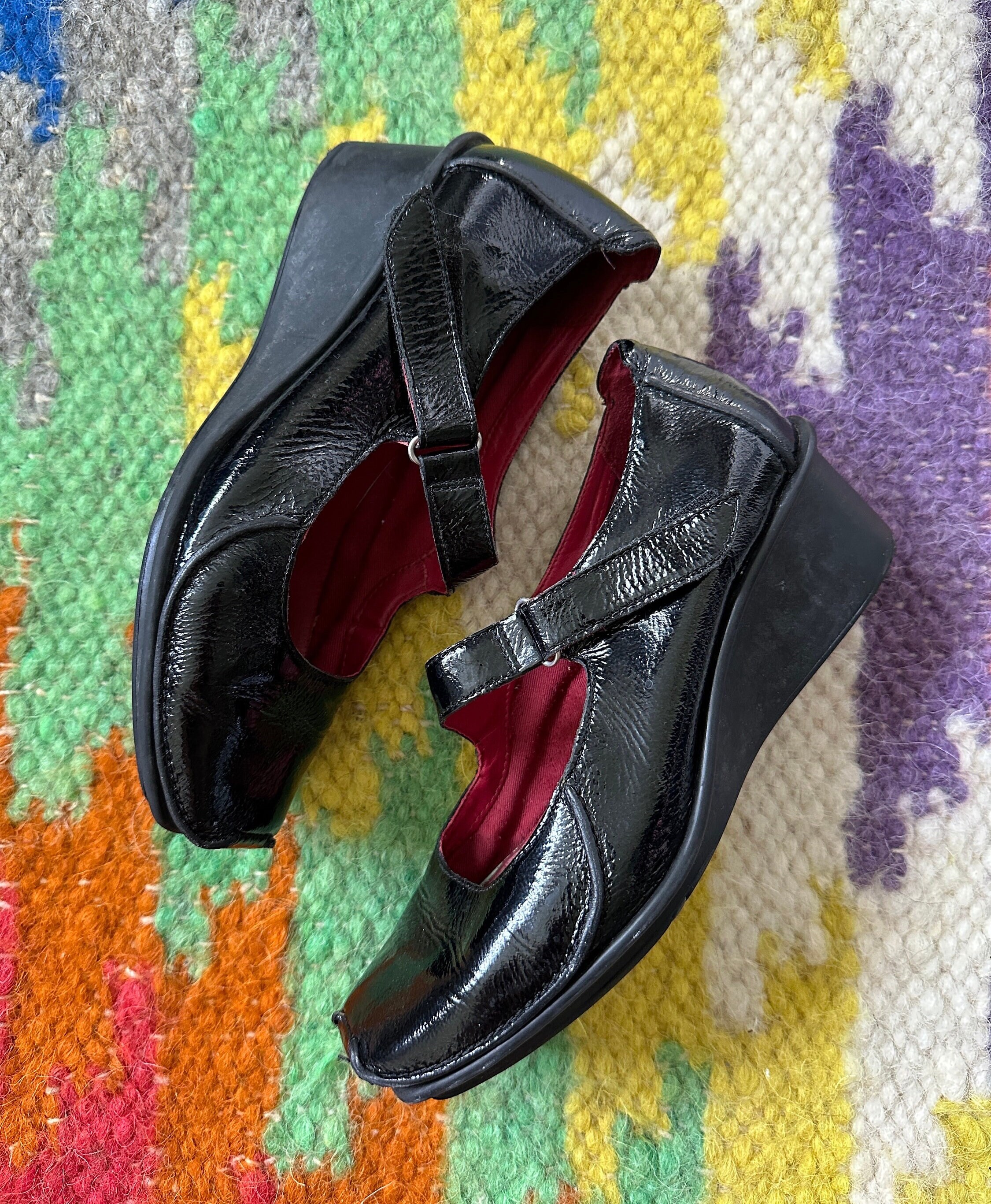 Clarks Cute Platforms Vintage Mary Jane Pumps Flats Etsy