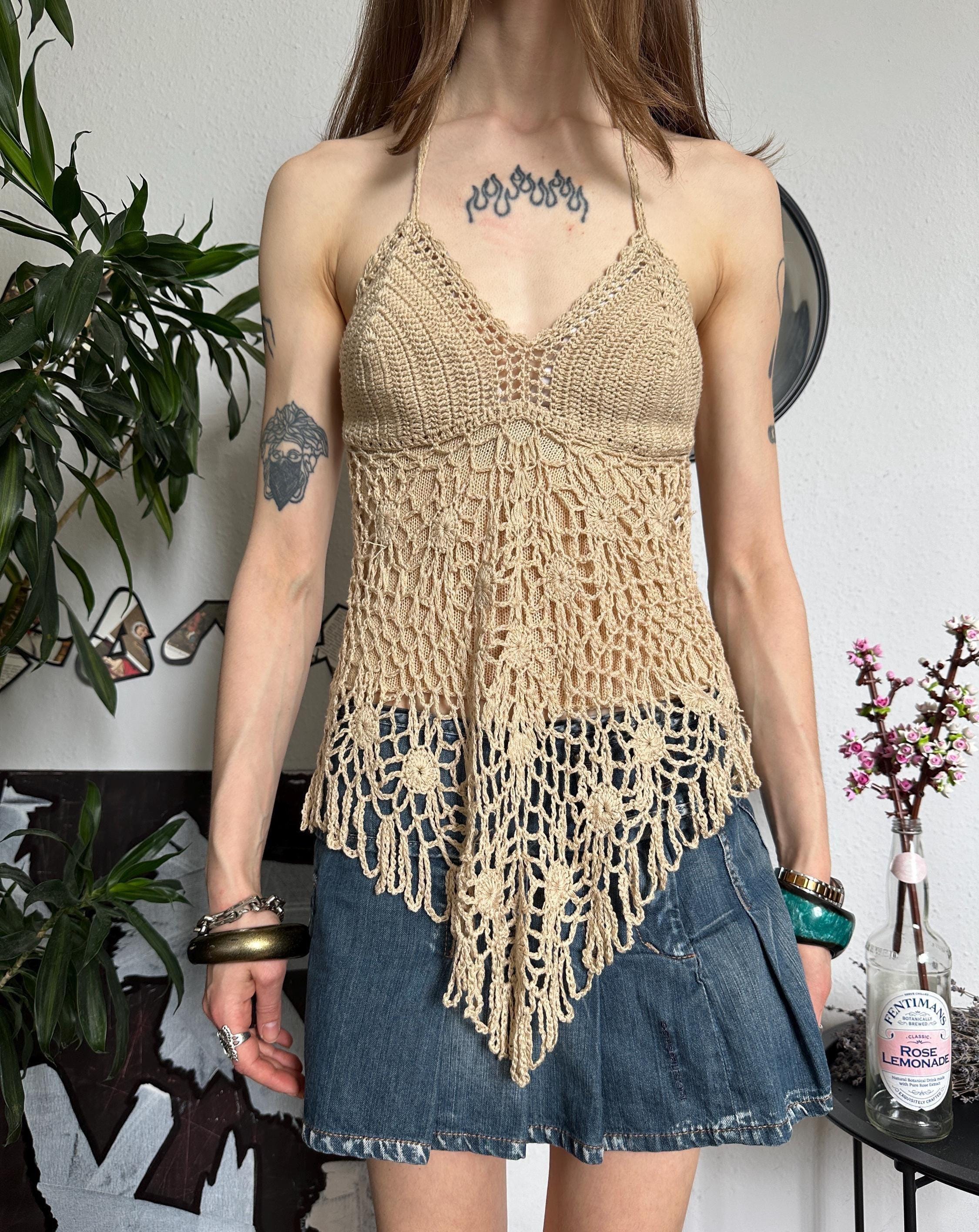 Crochet Fringe Top - Etsy Canada