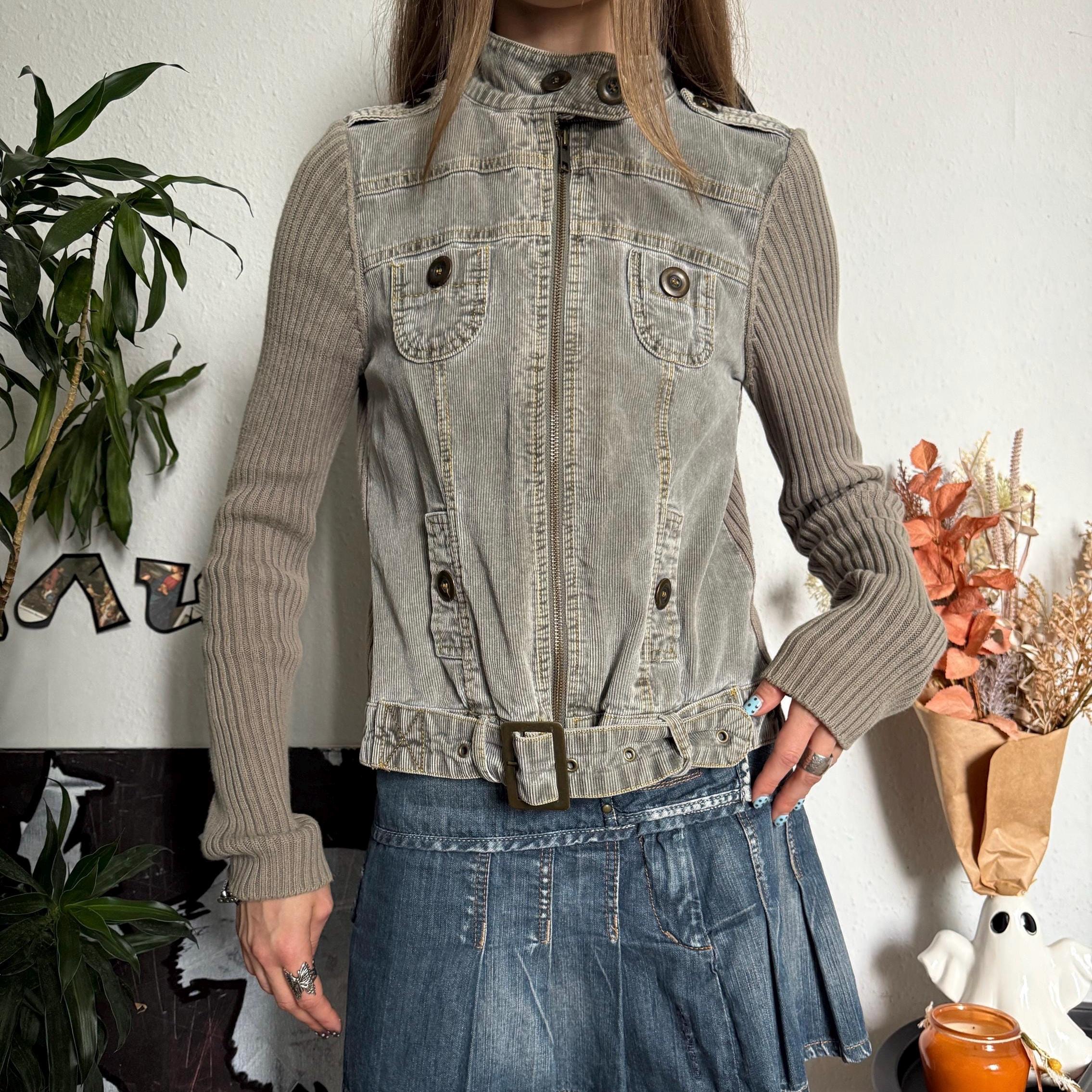 DIESEL 00's archive デニムジャケット　y2k 00s 平成初期 デニムジャケット ステッチ カーゴ 平成ギャル y2k