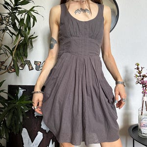 Vintage Bubble Hem Indie Sleaze Mini Dress