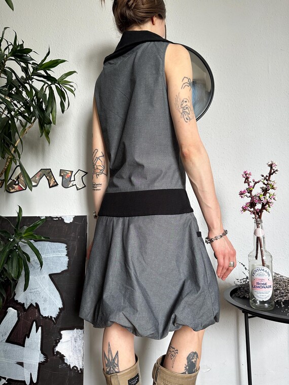 Cache Cache Vintage Bubble Drop Waisted Dress Off… - image 8