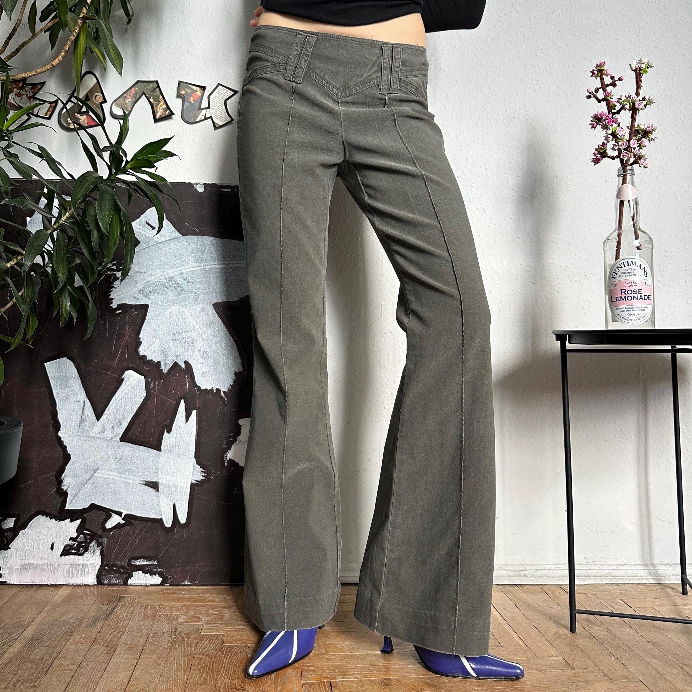 パンツ 00s unknown multi buttons wide pants y2k 00s unknown multi buttons wide pants y2k