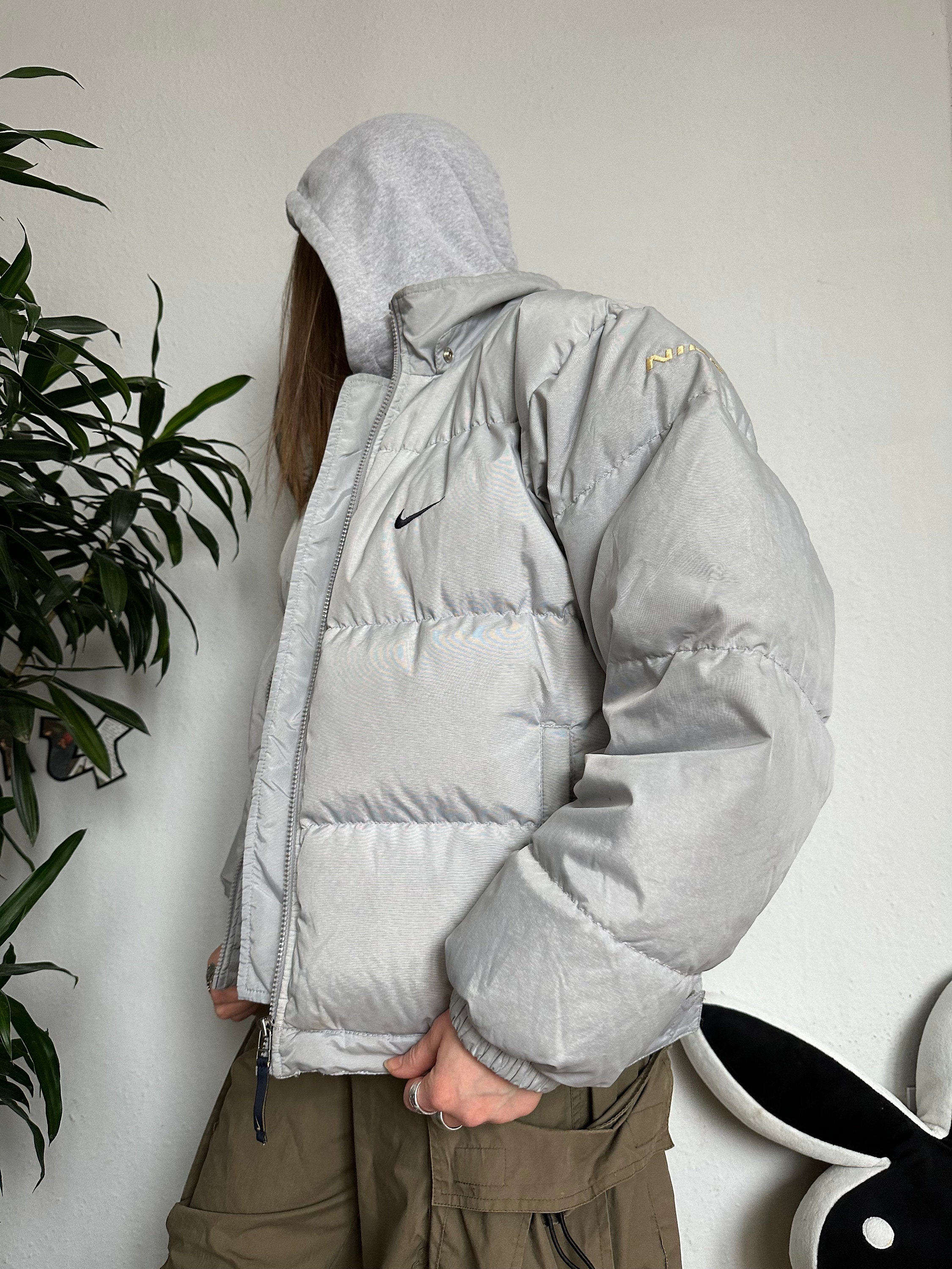 Baby blue hotsell nike puffer jacket
