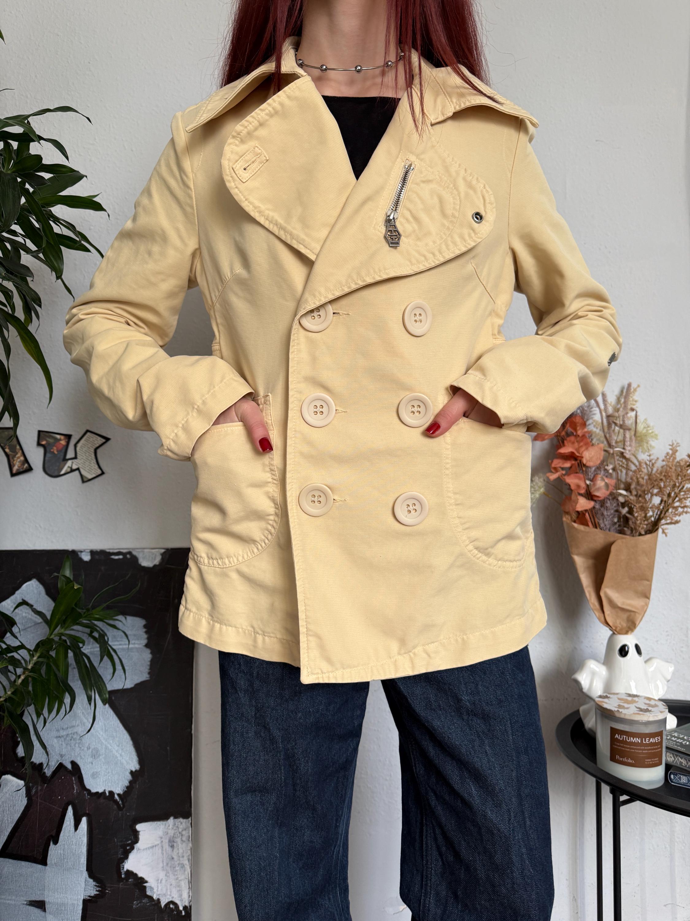 Butter Yellow Trench - Etsy