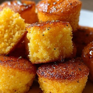 Honey Butter Cornbread Poppers Recipe: Printable PDF Download