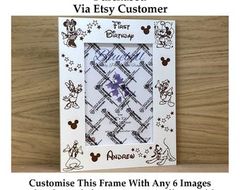 Disneyland Paris Magical Photo Frame – Customizable Keepsake for Your Disney Memories