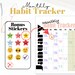 Monthly Habit Tracker! Set Your Daily Routine With Our Versatile ...