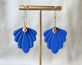 Selma earrings in Cobalt Blue