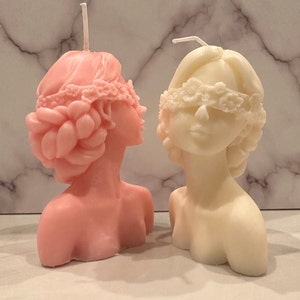 Sculpture Candle | Flower Girl Candle