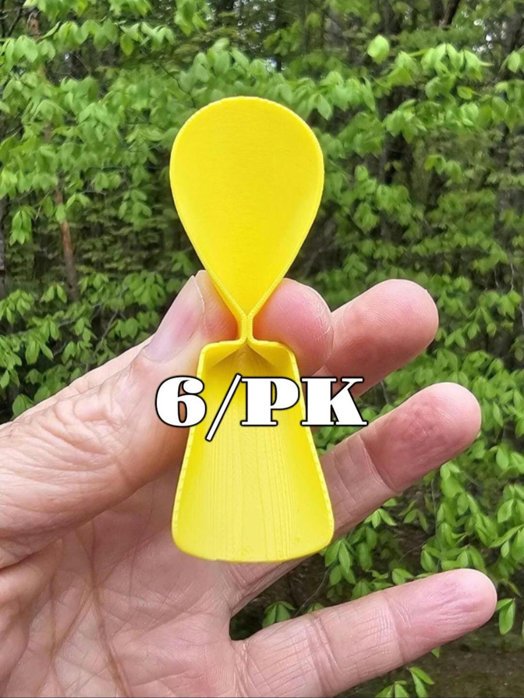 Scoopheads (6PK) Long Scoops 3D Printed Tobacco Scooper Flexi Bowl ...