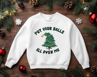 あなたのボールを私の体中にぶつけてください。生意気でユーモラスで面白い JPEG TIFF、PNG、ルドルフ クリスマス ファイル (デジタル ダウンロード)