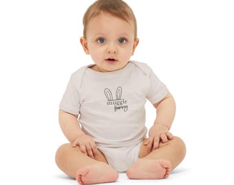 寄り添うウサギのウサギの耳イースター春赤ちゃん（SVG、PNG、TIFF、）ファイル（デジタルダウンロード）