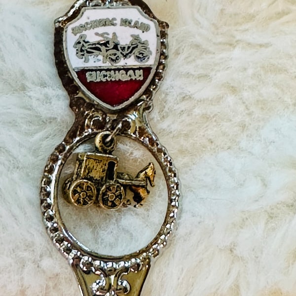 Mackinac Island, Michigan souvenir spoon