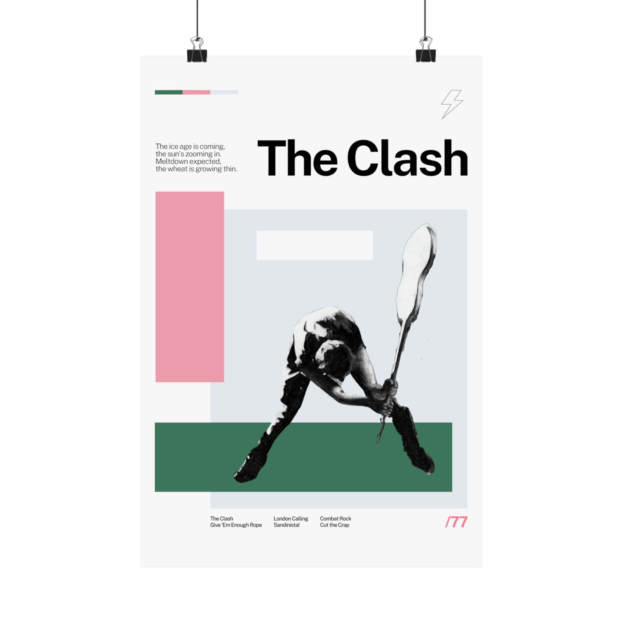 Discover The Clash Poster - London Calling Album Poster, Music Poster, Print Art Poster
