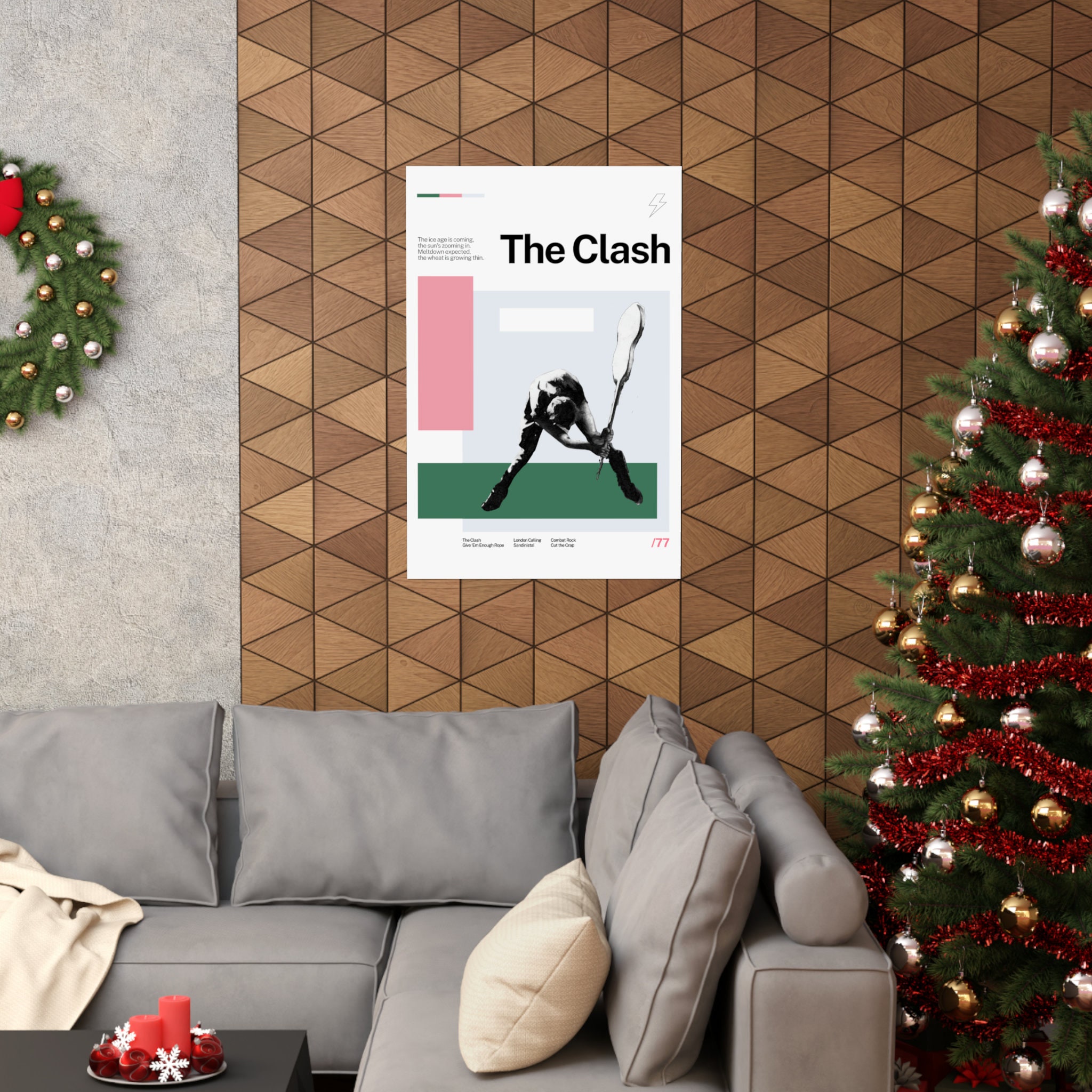 Discover The Clash Poster - London Calling Album Poster, Music Poster, Print Art Poster