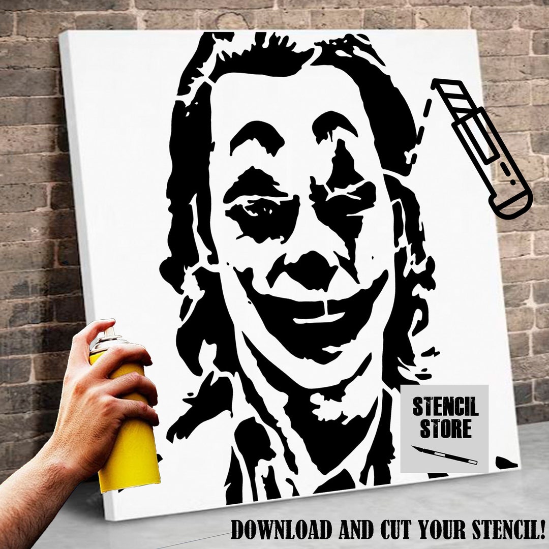 定番の冬ギフト The Joker A3 for Print to Stencil Digital Phoenix Joaquin 絵画