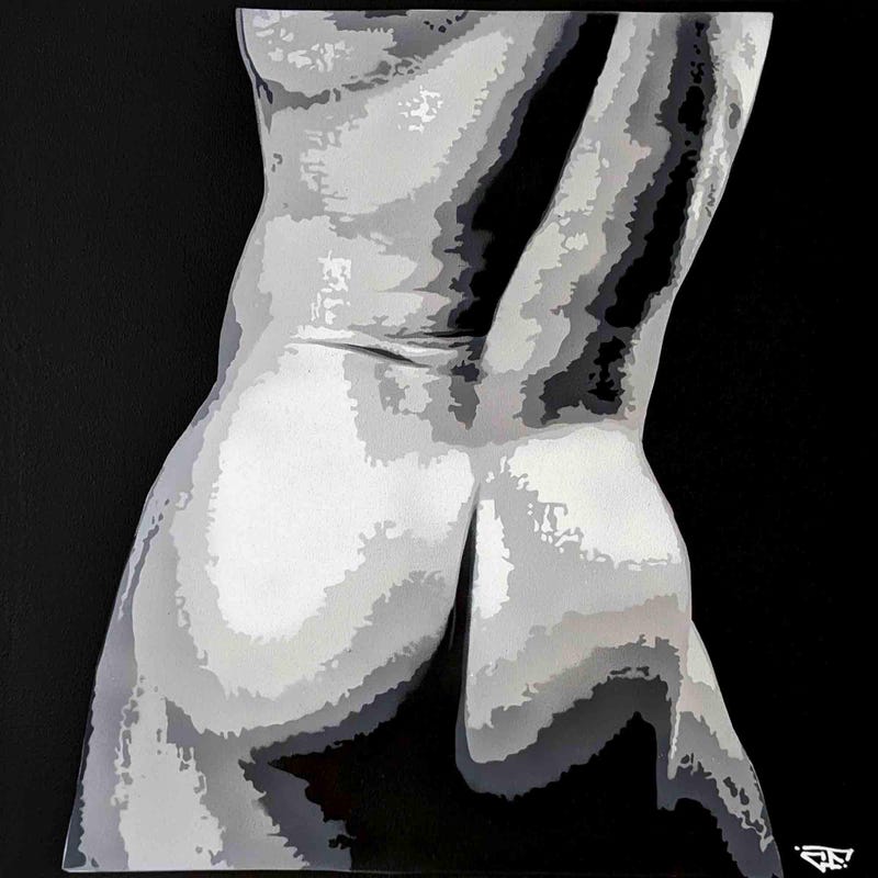 Nude Men Body Paint Etsy