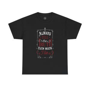 Bold Movie Quote Typography T-Shirt | Iconic Line Graphic Tee | Minimalist Film Quote Shirt
