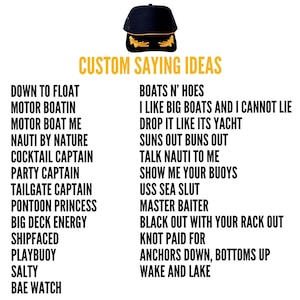 Custom Captain Trucker Hat image 5