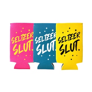 Seltzer Slut Slim Can Cooler