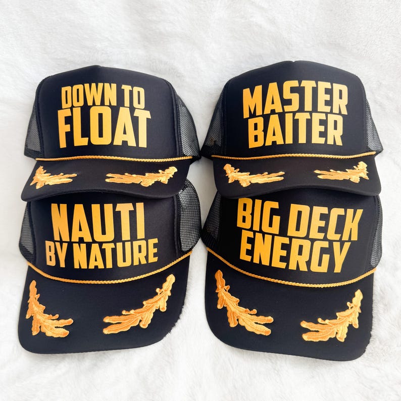 Custom Captain Trucker Hat image 4