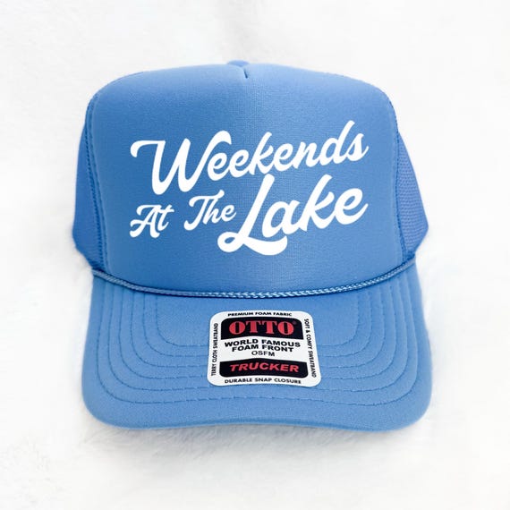 Weekends At The Lake Trucker Hat