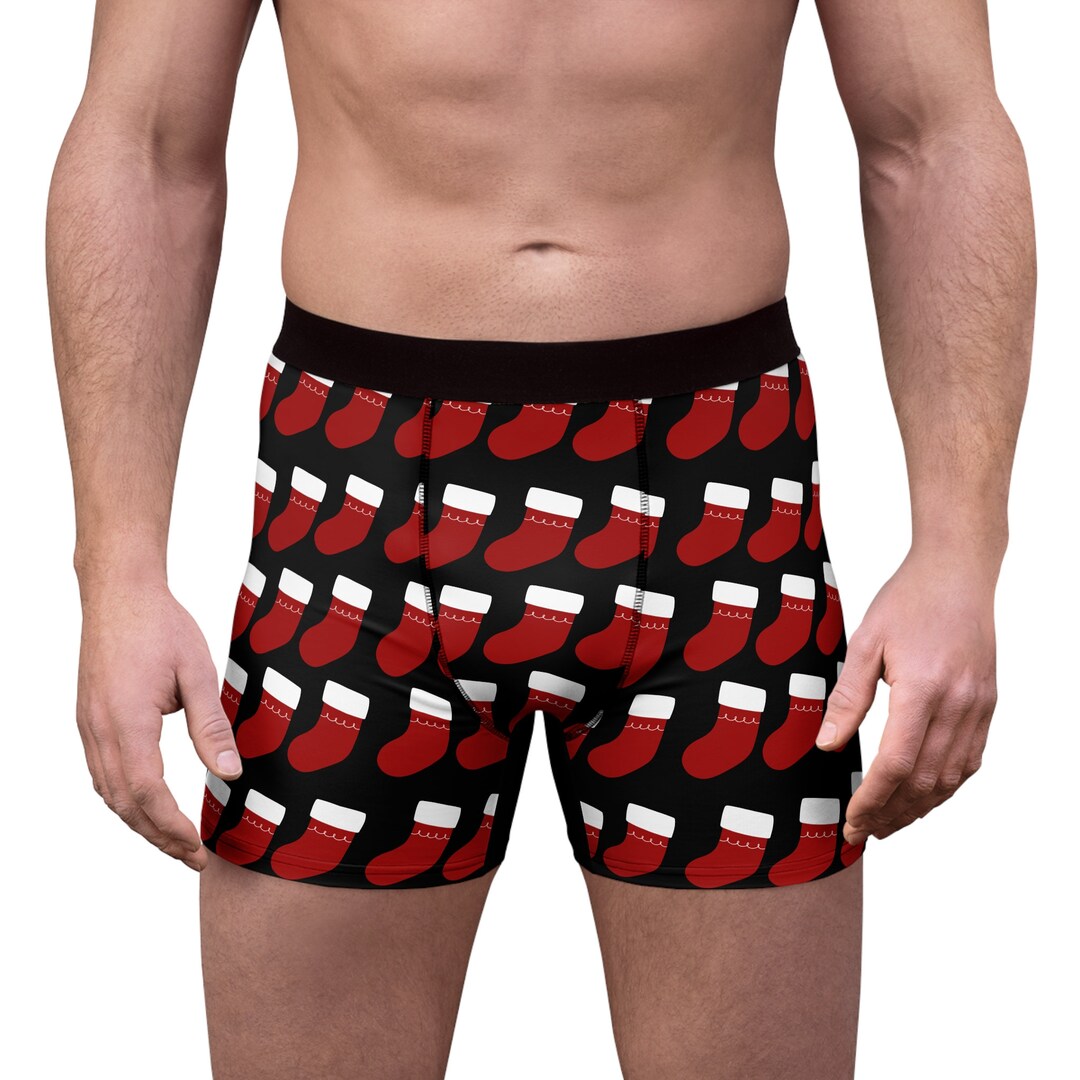 Red Socks Men's Boxer Etsy