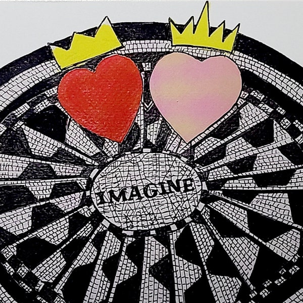 5x7 Postcard Imagine Mosaic Central Park, NYC