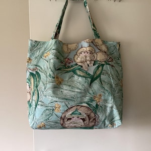 Australian May Gibbs  Gum Nut Babies , Tote Bag,  Perfect for  Shopping - Lunch - Gym -  / Travel - Overnight