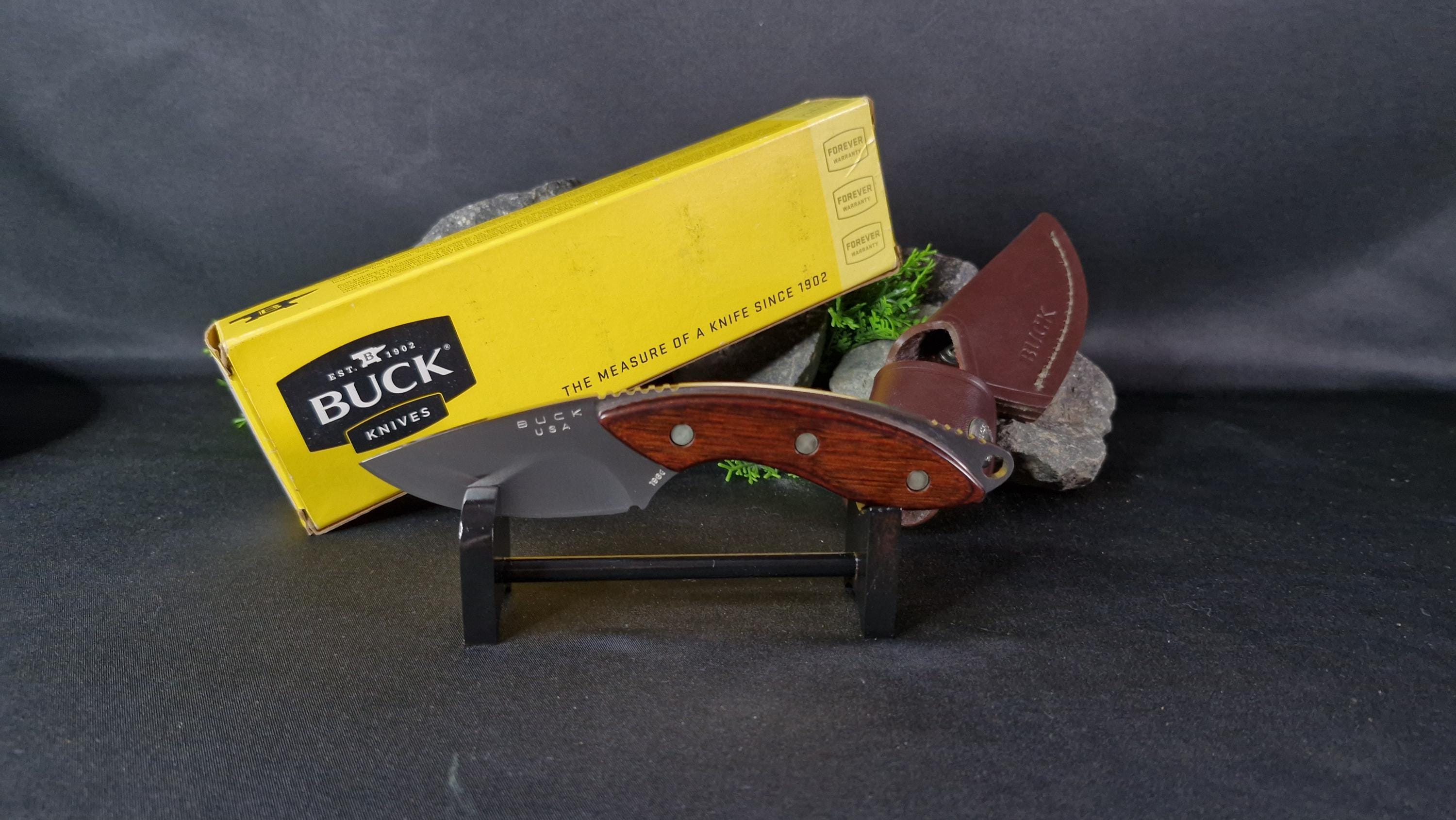 Buck 196 Mini Alpha Hunter 0196RWS-B. Rosewood Dymondwood Handle