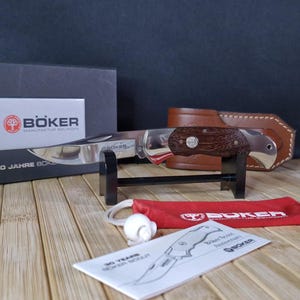 Boker Germany 112830 Scout 30th Anniversary Limited Edition. Desert Ironwood handle. DISCONTINUED ITEM.