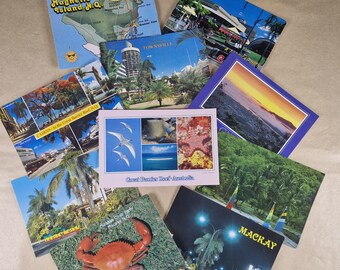 Vintage North Queensland Postcards x10 – Cairns Townsville Mackay Magnetic Island Great Barrier Reef