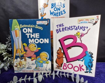 Vintage Berenstain Bears Hardcover Book Bundle | 1990s Grolier Editions