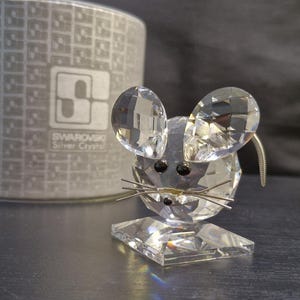 Swarovski Large Mouse. Vintage 1980s.