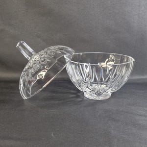 Vintage RCR Crystal Lidded Candy Dish – Clear Cut Glass